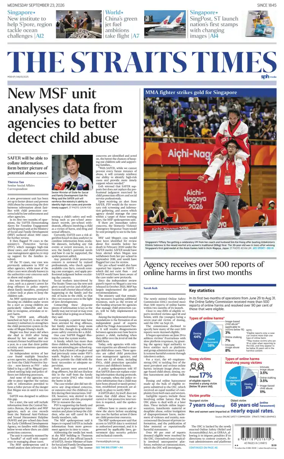 Cover of The Straits Times