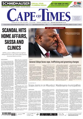 Cover of Cape Times