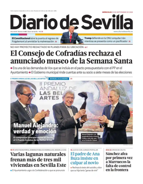 Cover of Diario de Sevilla