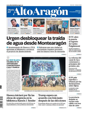 Cover of Diario del Alto Aragon