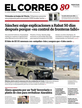 Cover of EL Correo (Alava)