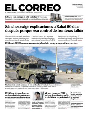 Cover of El Correo (Margen derecha)