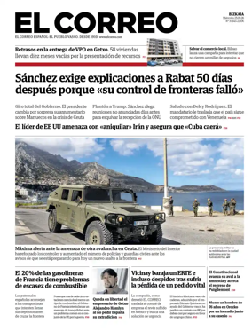 Cover of El Correo (Vizcaya)