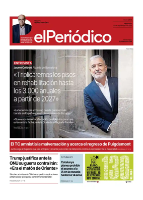 Cover of El Periodico - Castellano