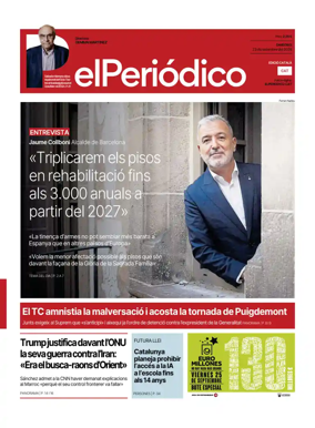 Cover of El Periodico - Catala