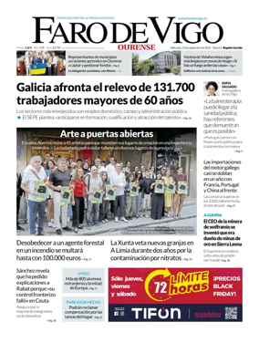 Cover of Faro de Vigo (Ourense)