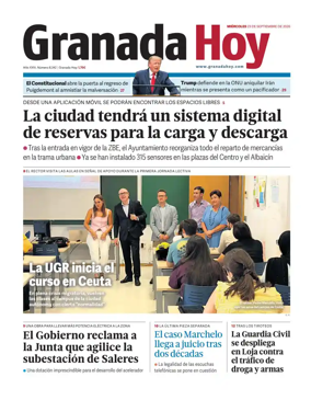 Cover of Granada Hoy