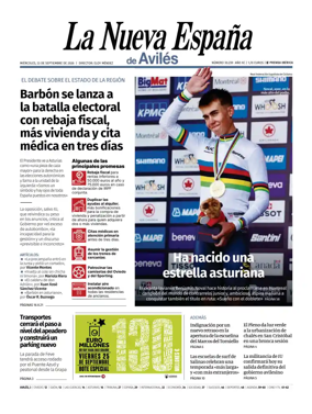 Cover of La Nueva Espana (Aviles)