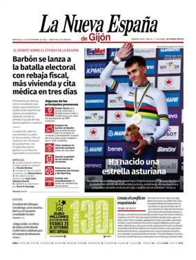 Cover of La Nueva Espana (Gijon)