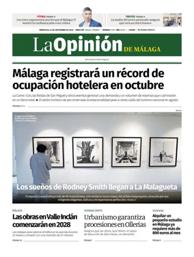 Cover of La Opinion de Malaga