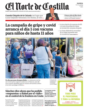 Cover of Norte de Castilla (Palencia)