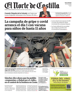 Cover of Norte de Castilla (Valladolid)