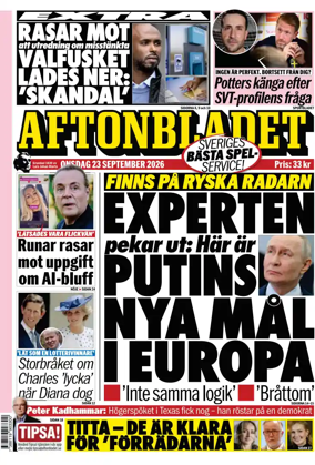 Cover of Aftonbladet