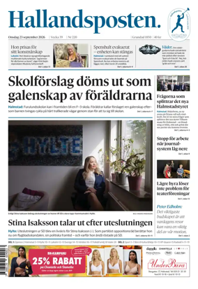 Cover of Hallandsposten