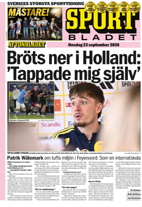 Cover of Sportbladet