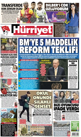 Cover of Hurriyet