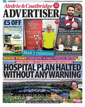 Cover of Airdrie & Coatbridge Advertiser