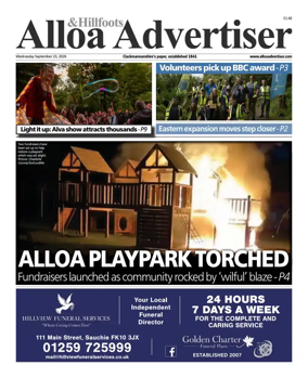 Cover of Alloa Advertiser