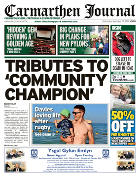 Cover of Carmarthen Journal
