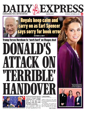 Cover of Daily Express