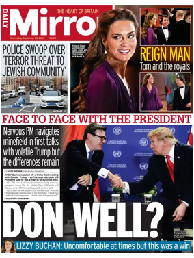 Cover of Daily Mirror
