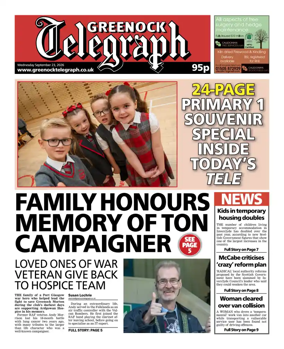 Cover of Greenock Telegraph