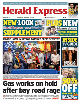 Cover of Herald Express (Torbay Brixham & South Hams Edition)