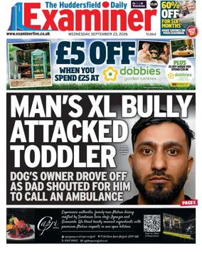 Cover of Huddersfield Daily Examiner