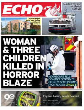 Cover of Liverpool Echo