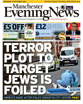 Cover of Manchester Evening News