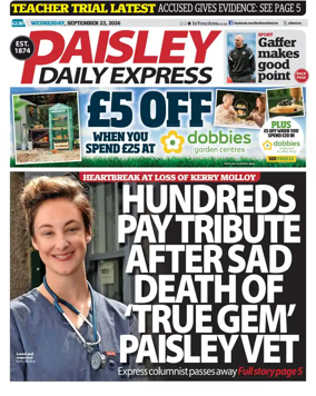 Cover of Paisley Daily Express