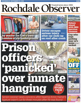 Cover of Rochdale Observer