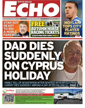 Cover of South Wales Echo