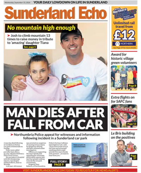 Cover of Sunderland Echo