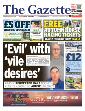 Cover of Teesside Evening Gazette