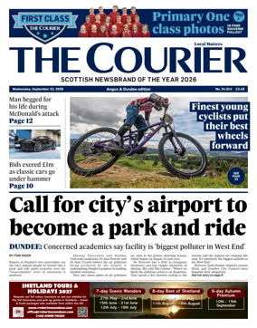 Cover of The Courier & Advertiser (Angus and Dundee)