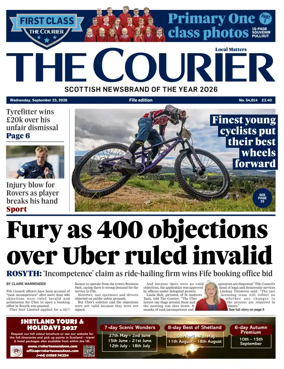 Cover of The Courier & Advertiser (Fife Edition)