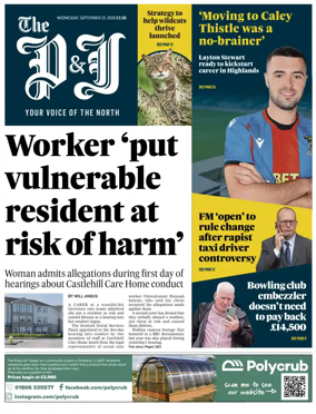 Cover of The Press and Journal (Inverness Highlands and Islands)