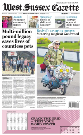 Cover of West Sussex Gazette