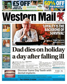 Cover of Western Mail