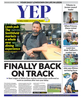 Cover of Yorkshire Evening Post