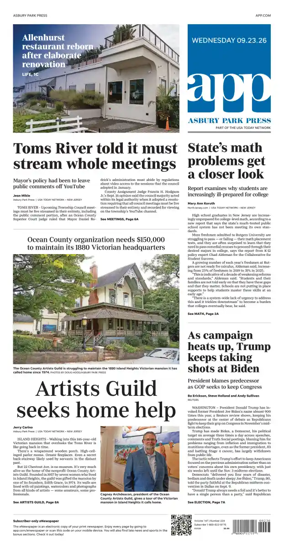 Cover of Asbury Park Press
