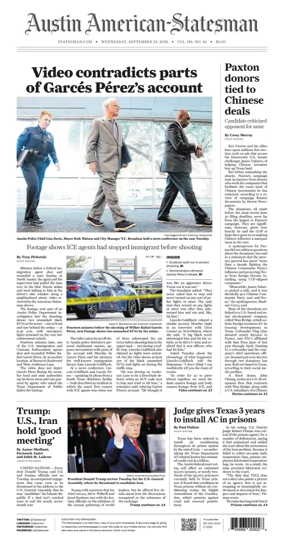Cover of Austin American-Statesman