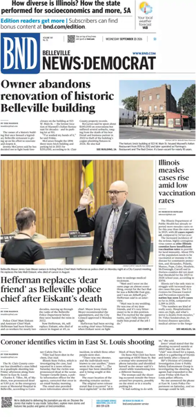 Cover of Belleville News-Democrat