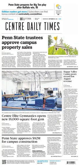 Cover of Centre Daily Times