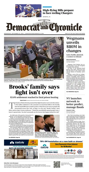 Cover of Democrat and Chronicle