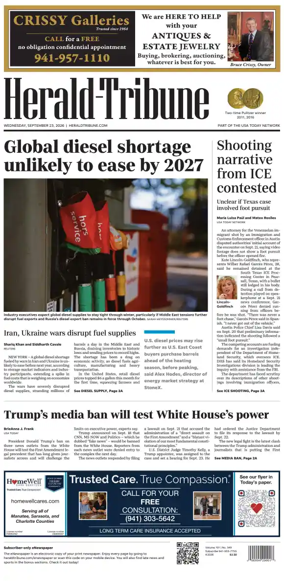 Cover of Herald-Tribune