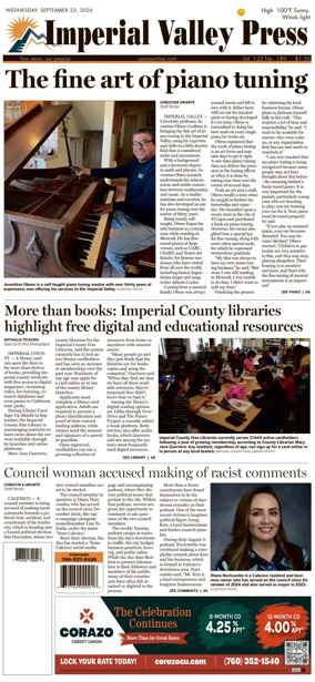 Cover of Imperial Valley Press