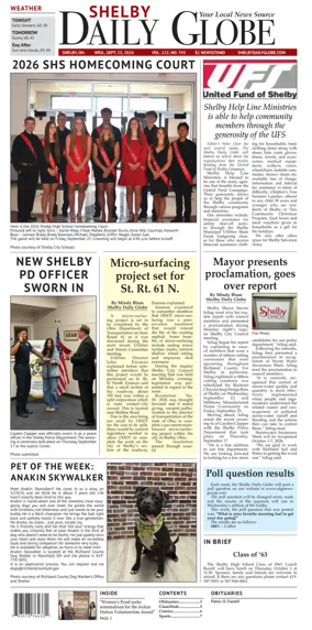Cover of Shelby Daily Globe