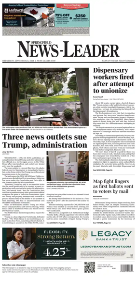 Cover of Springfield News-Leader